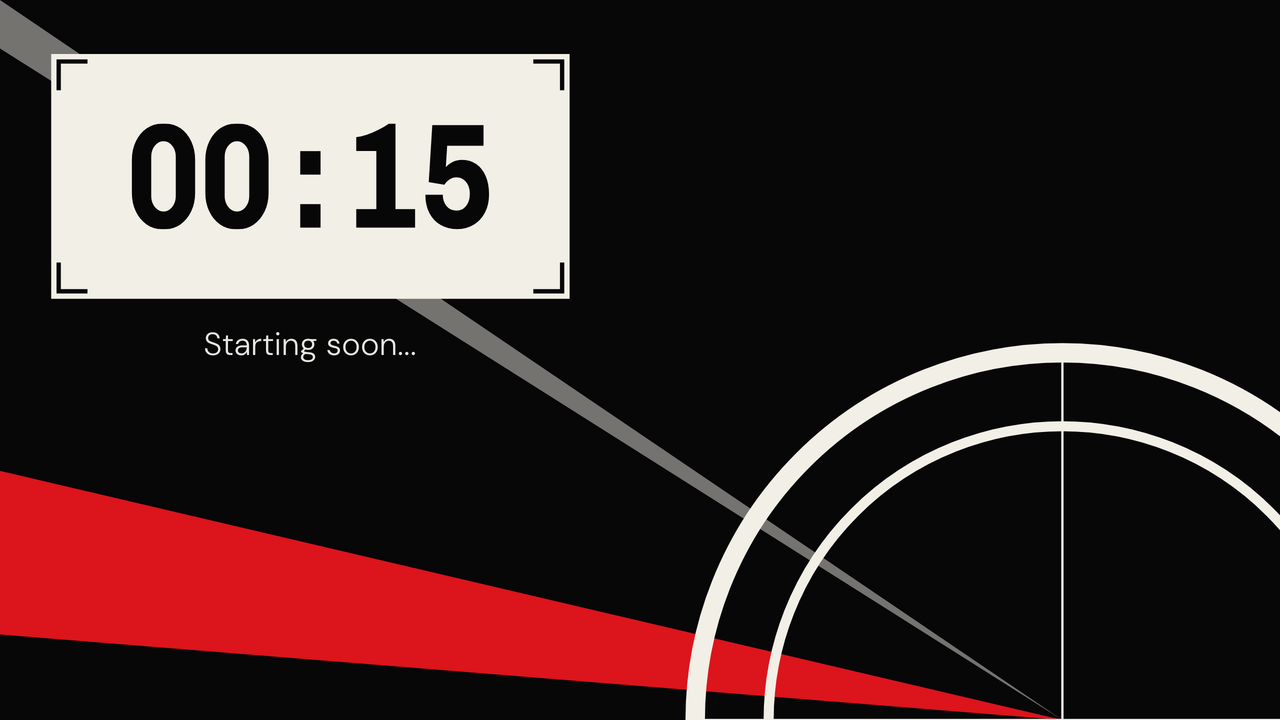 Broadcast Leader: final minute. 15 seconds left of a 5-minute timer.