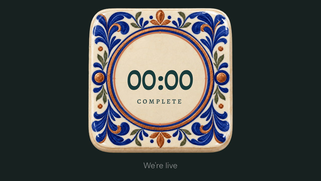 Ceramic Tile: zero. The end message replaces the message.