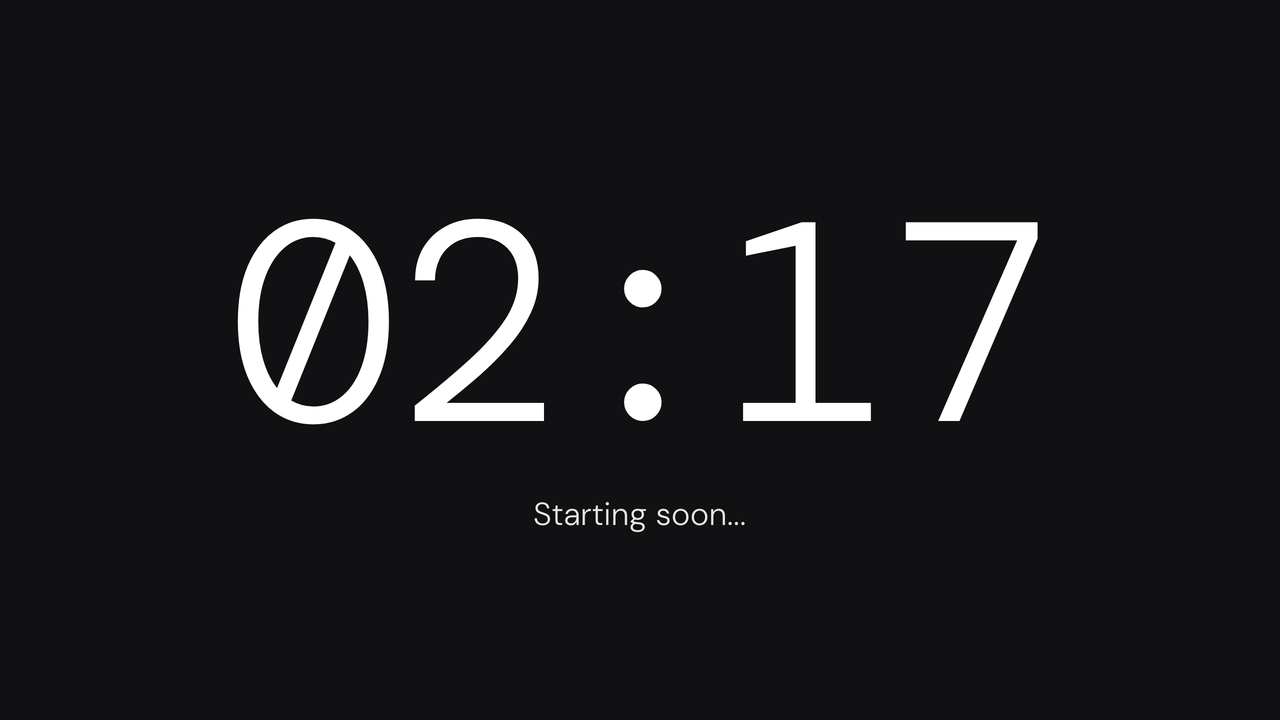 Classic: paused. Stopped mid-run at 2:17.