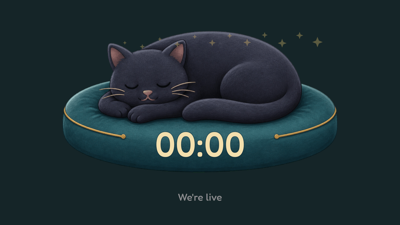 Dreamfade Cat: zero. The end message replaces the message.