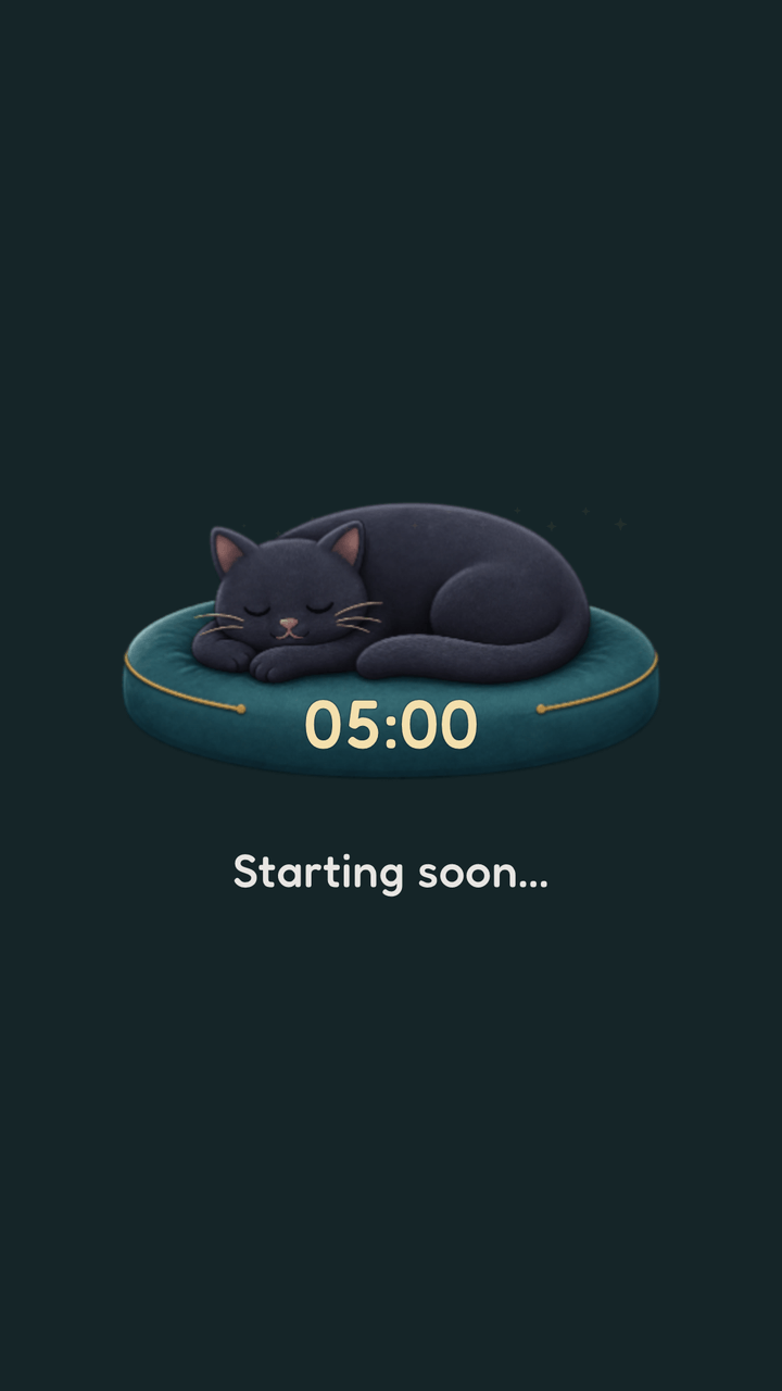 Dreamfade Cat in a vertical 9:16 frame