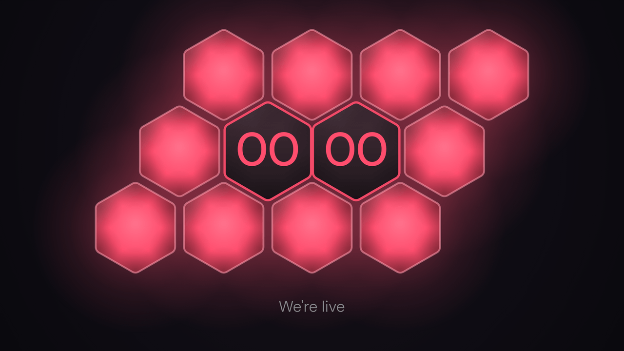 Hex Cluster: zero. The end message replaces the message.