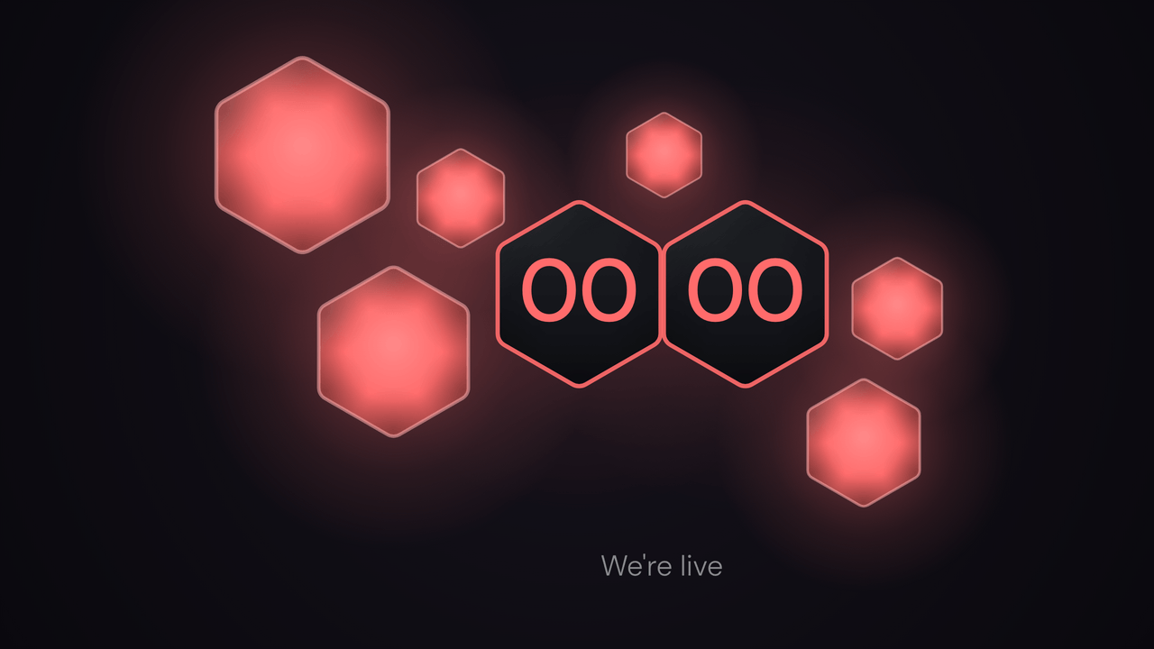 Hex Sketch: zero. The end message replaces the message.