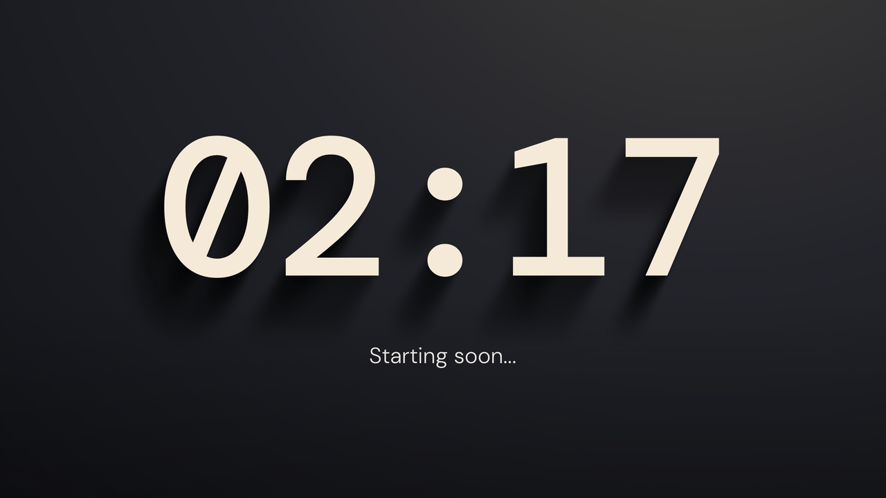 Sundial: paused. Stopped mid-run at 2:17.