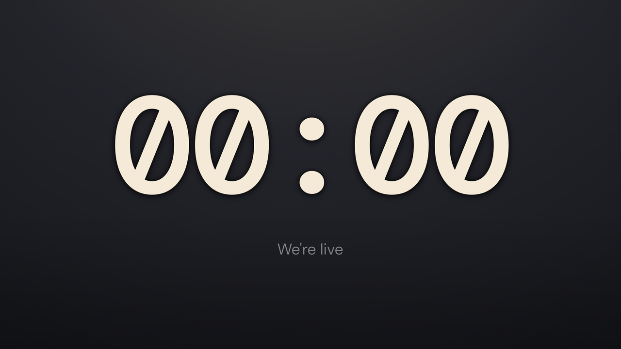 Sundial: zero. The end message replaces the message.